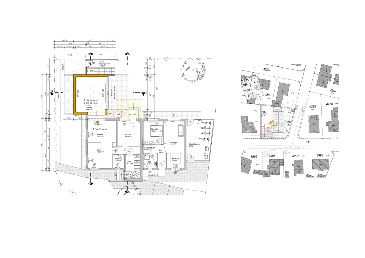 Erweiterung Mehrfamilienhaus